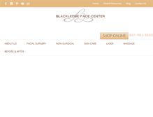 Tablet Screenshot of blackledgefacecenter.com